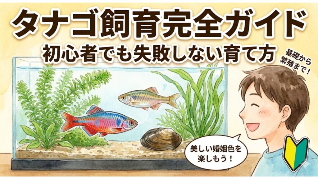 タナゴ飼育完全ガイド｜初心者でも失敗しない育て方