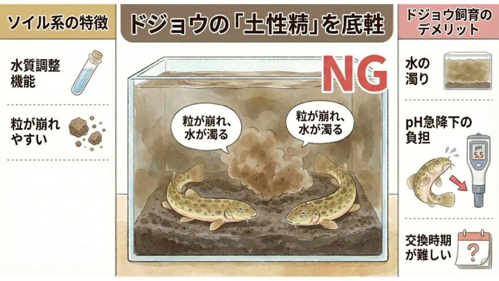 ソイル系底床の是非