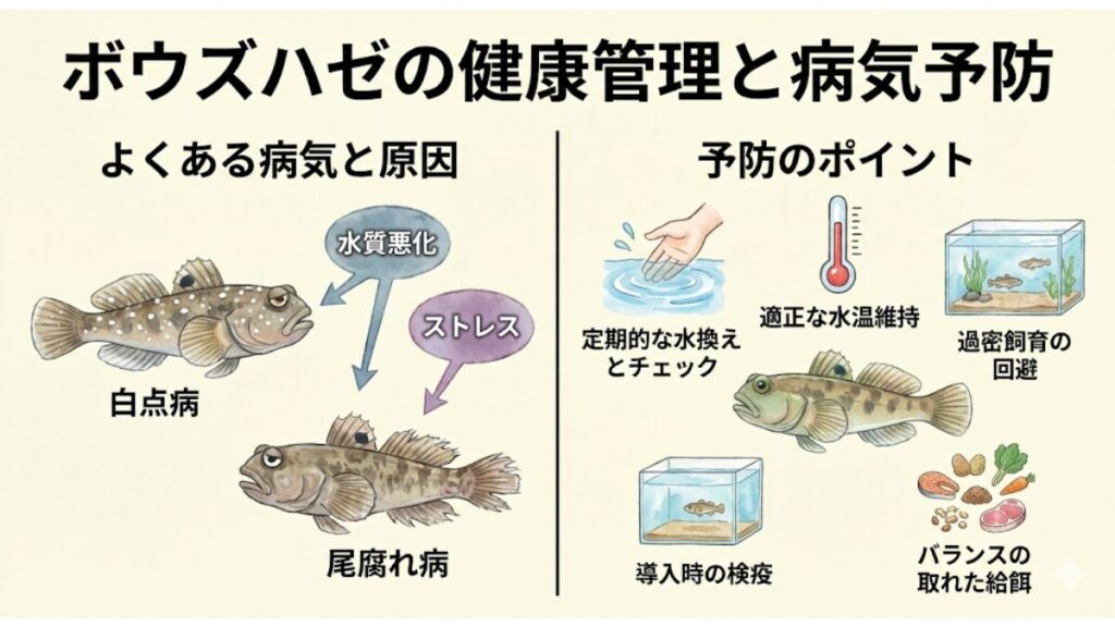 よくある病気と予防対策