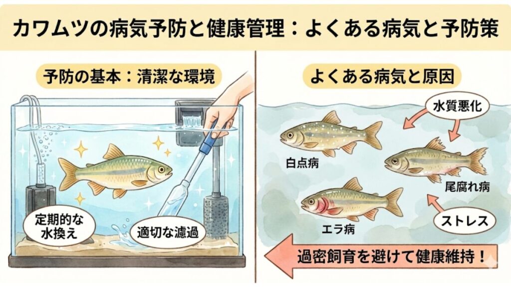 よくある病気と予防策
