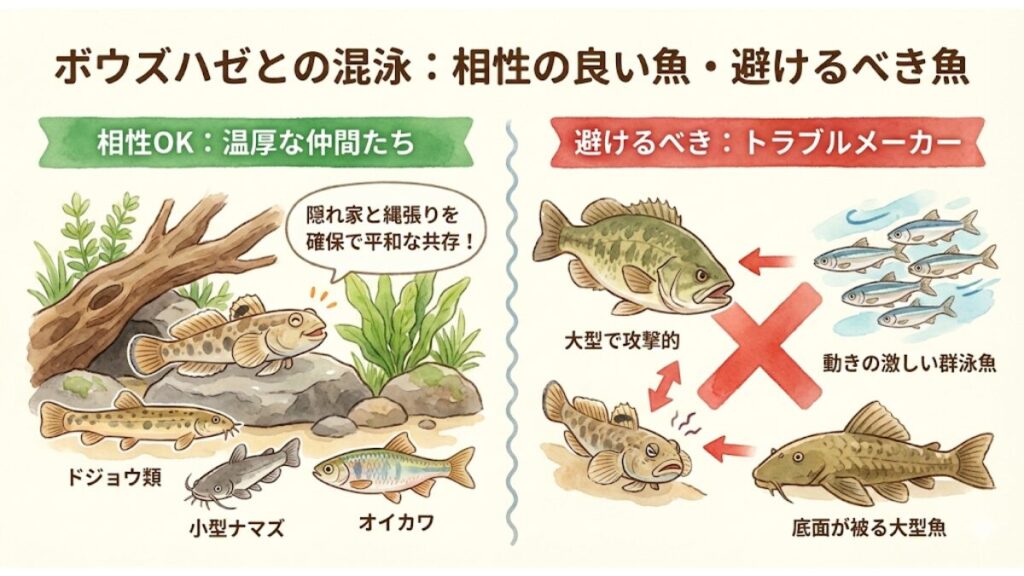 相性の良い魚種と避けるべき魚種