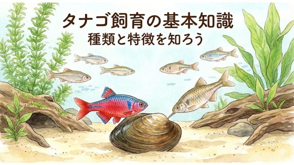 タナゴの種類と特徴を知ろう