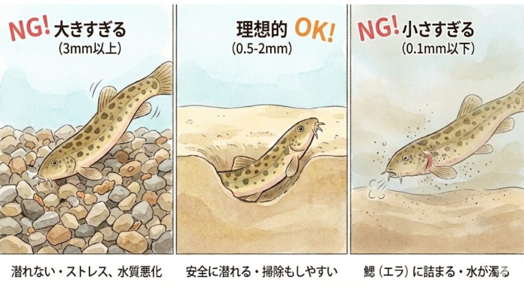 粒の大きさが生死を分ける理由