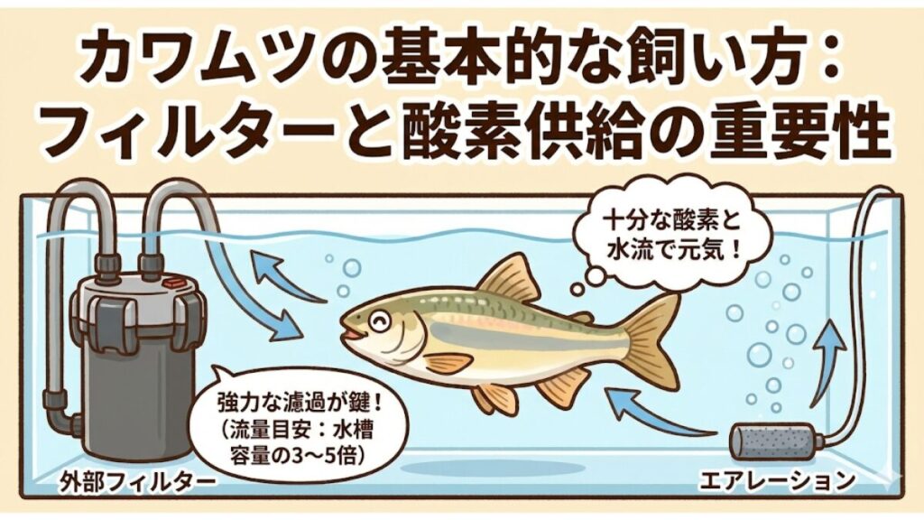 フィルターと酸素供給の重要性