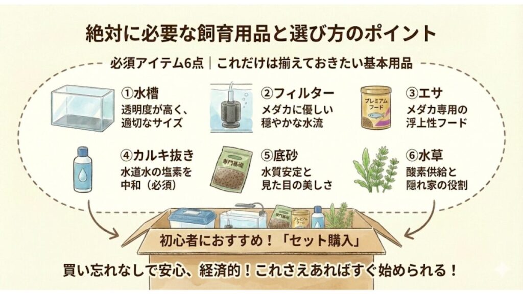 あると便利なオプション用品｜飼育をより楽しくする追加アイテム