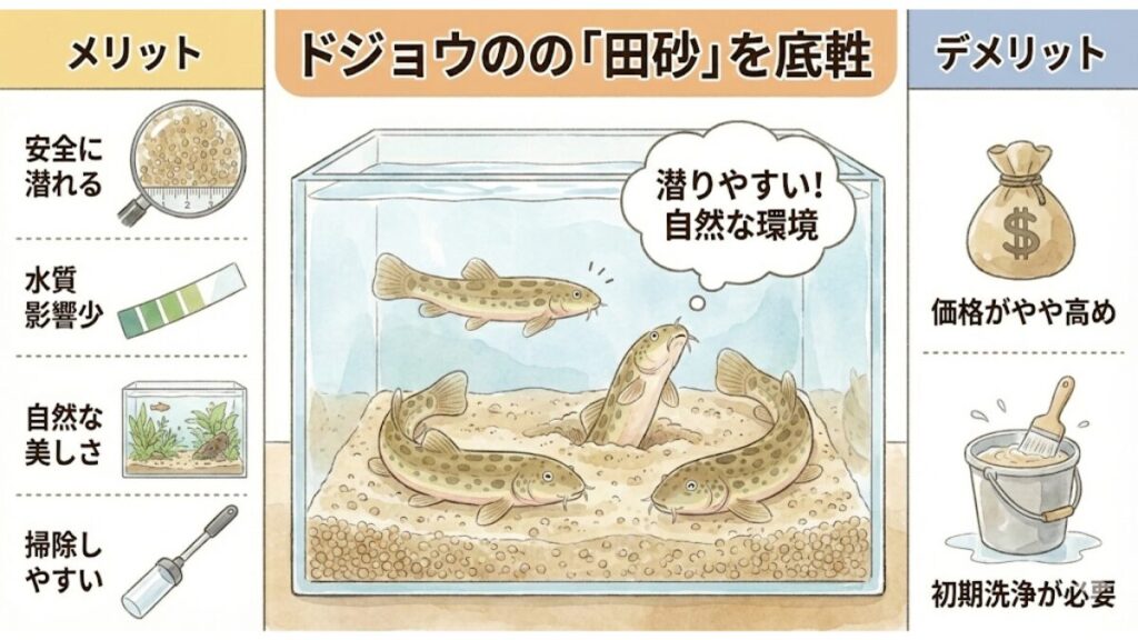 田砂の特徴と使用感