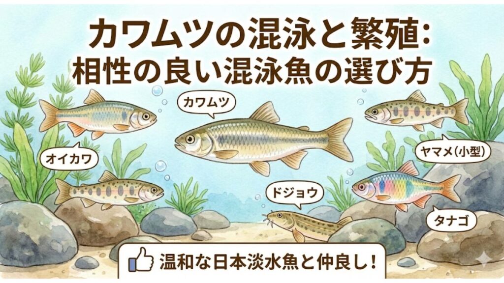 相性の良い混泳魚の選び方