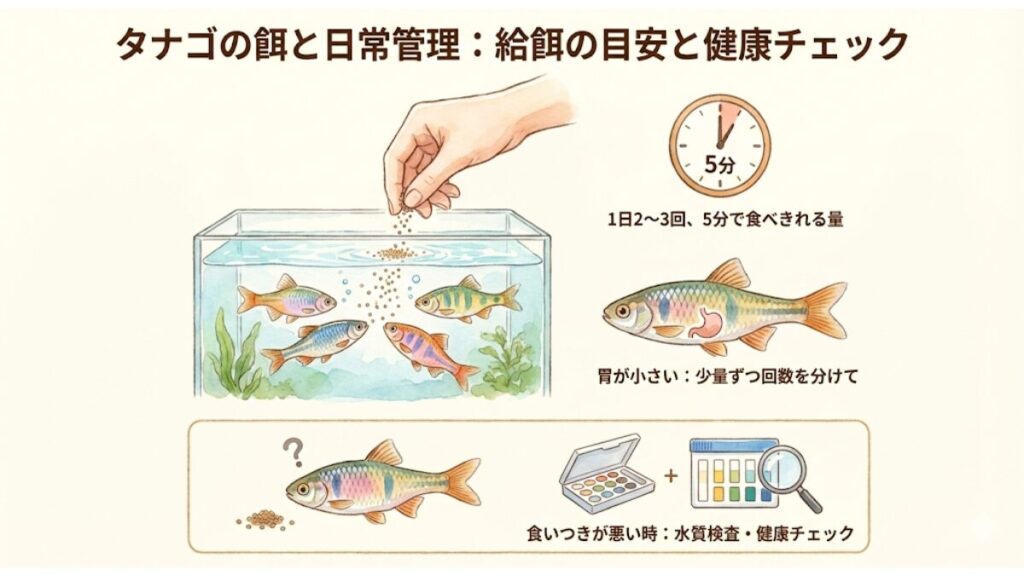 給餌回数と量の目安