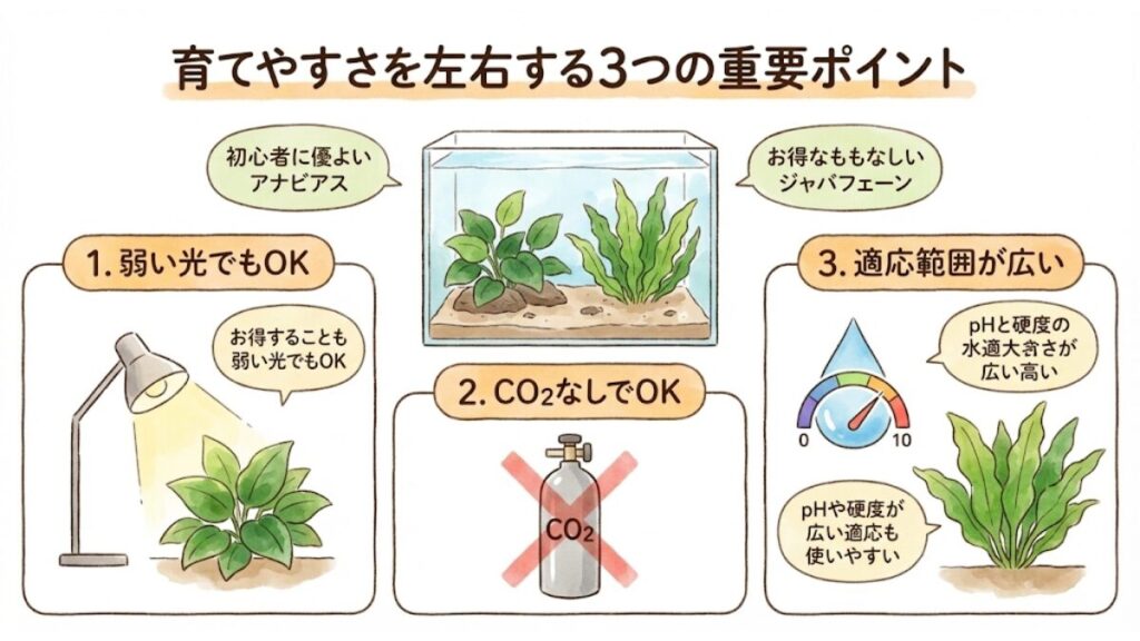 育てやすさを左右する3つの重要ポイント