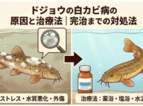 ドジョウの白カビ病の原因と治療法｜完治までの対処法