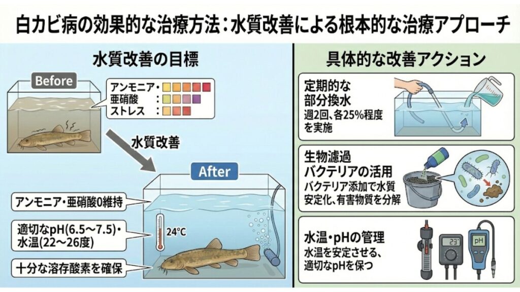 水質改善による根本的な治療アプローチ