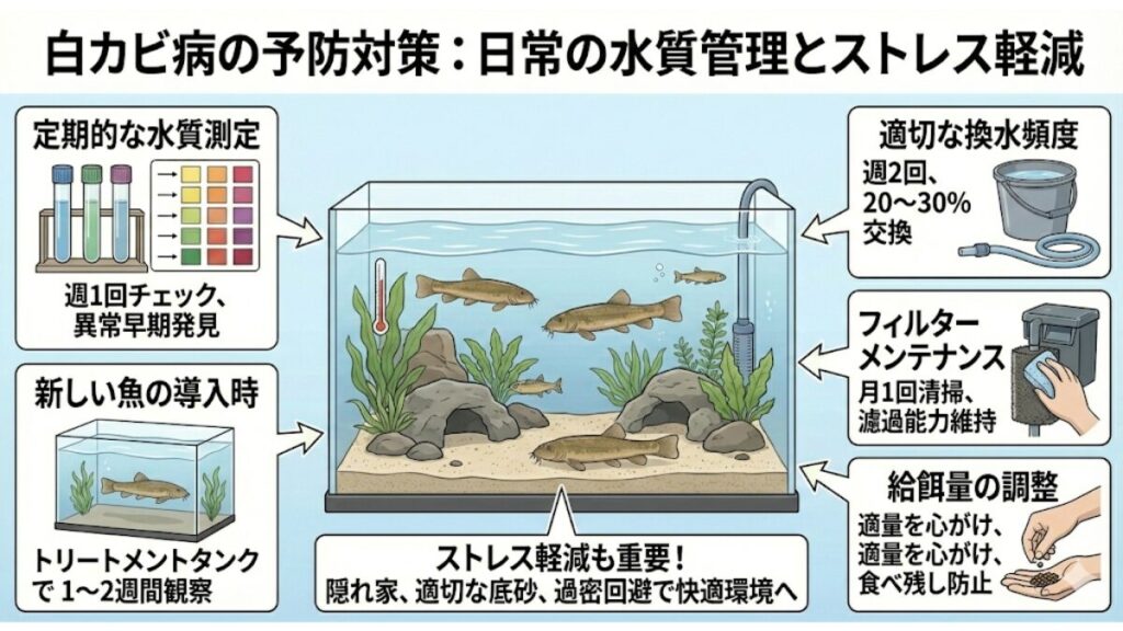 日常的な水質管理で病気を防ぐ方法